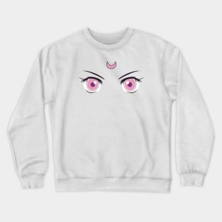 anime girl cute eyes Crewneck Sweatshirt